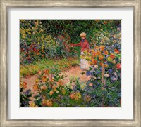 Framed Garden at Giverny, 1895
