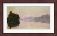 Framed Seine at Port-Villez, Evening Effect, 1894