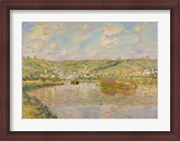 Framed Late Afternoon, Vetheuil, 1880