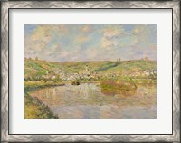 Framed Late Afternoon, Vetheuil, 1880