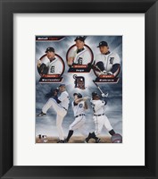 Framed Detroit Tigers 2011 Triple Play Composite