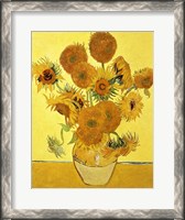 Framed Sunflowers, 1888 yellow