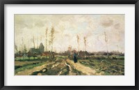 Framed Landscape with a Church and Houses, Nuenen, 1885