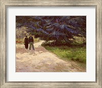 Framed Couple in the Park, Arles, 1888