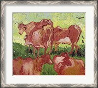 Framed Cows, 1890