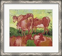 Framed Cows, 1890