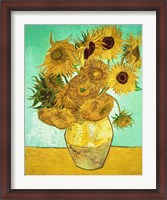 Framed Sunflowers, 1888