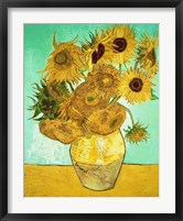 Framed Sunflowers, 1888