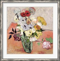 Framed Roses and Anemones, 1890