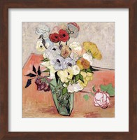 Framed Roses and Anemones, 1890