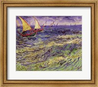 Framed Seascape at Saintes-Maries