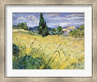 Framed Landscape with Green Corn, 1889