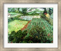 Framed Field with Poppies, 1889