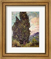 Framed Cypresses, 1889