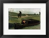 Framed Peat Boat, 1883