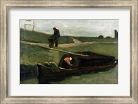 Framed Peat Boat, 1883