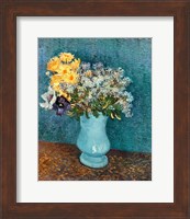 Framed Vase of Flowers, 1887