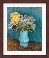 Framed Vase of Flowers, 1887