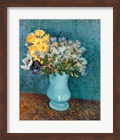 Framed Vase of Flowers, 1887