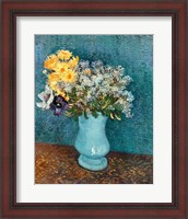 Framed Vase of Flowers, 1887