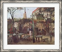 Framed Pleasure Gardens at Montmartre, 1886