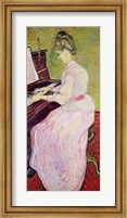 Framed Marguerite Gachet at the Piano, 1890