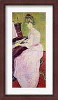 Framed Marguerite Gachet at the Piano, 1890