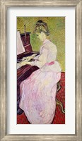Framed Marguerite Gachet at the Piano, 1890
