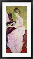 Framed Marguerite Gachet at the Piano, 1890