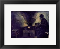 Framed Peasant Woman by the Hearth, c.1885