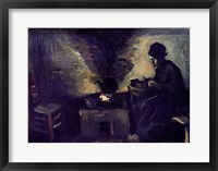 Framed Peasant Woman by the Hearth, c.1885