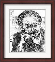 Framed Man with the Pipe, Portrait of Doctor Paul Gachet