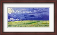 Framed Wheatfields under Thunderclouds, 1890