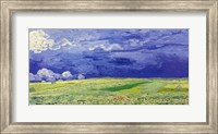 Framed Wheatfields under Thunderclouds, 1890