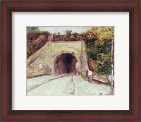 Framed Tunnel through hillside