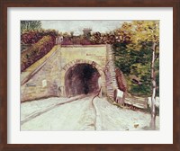Framed Tunnel through hillside