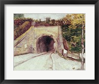 Framed Tunnel through hillside