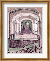 Framed Arched Hallway