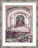 Framed Arched Hallway