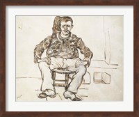 Framed Zouave, seated, 1888