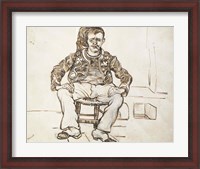 Framed Zouave, seated, 1888