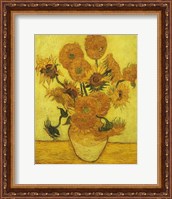 Framed Sunflowers, 1889