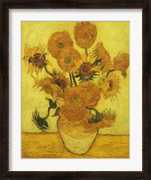 Framed Sunflowers, 1889