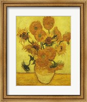 Framed Sunflowers, 1889