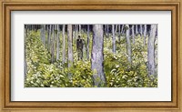 Framed Undergrowth with Two Figures, 1890