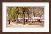 Framed Terrace in the Luxembourg Garden, 1886