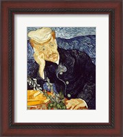 Framed Portrait of Dr. Gachet