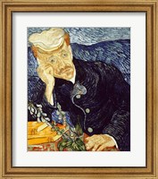 Framed Portrait of Dr. Gachet