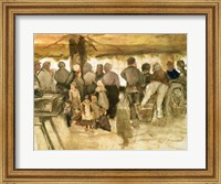 Framed Potato Market, 1882