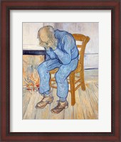Framed Old Man in Sorrow